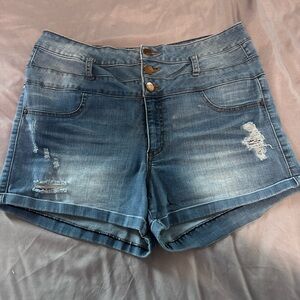 High waisted shorts